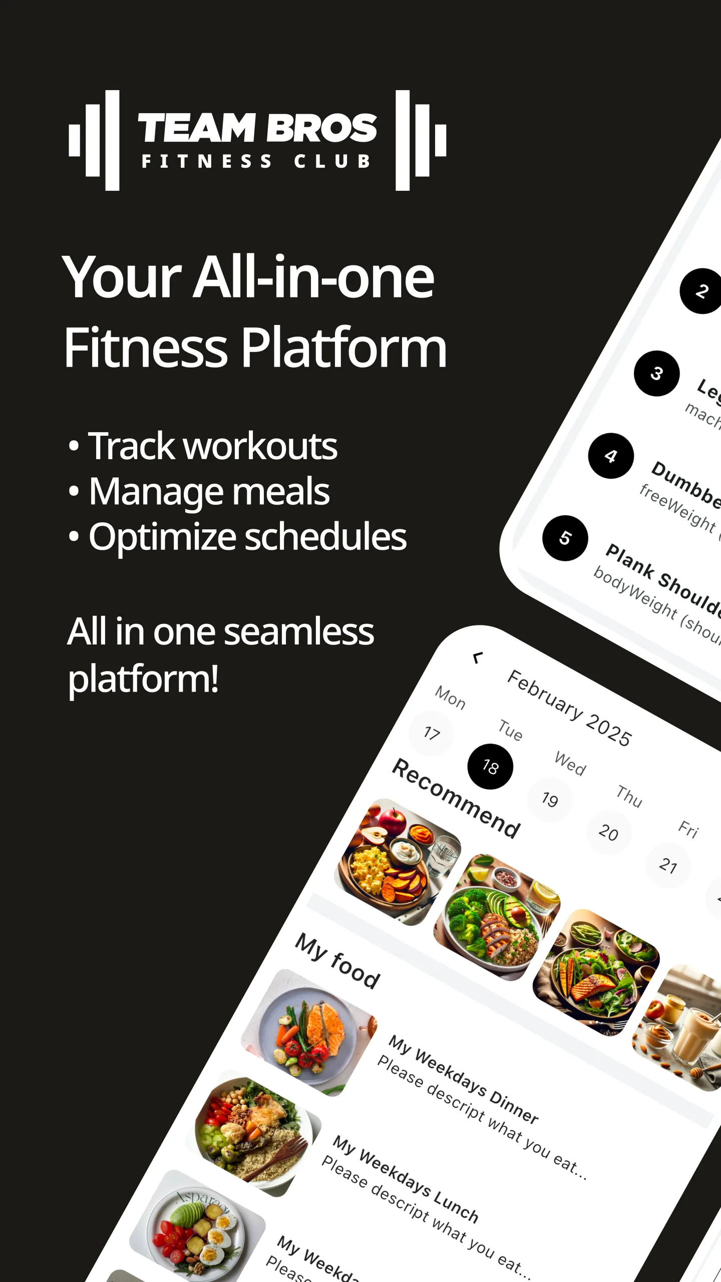 Teambros Fitness App 1