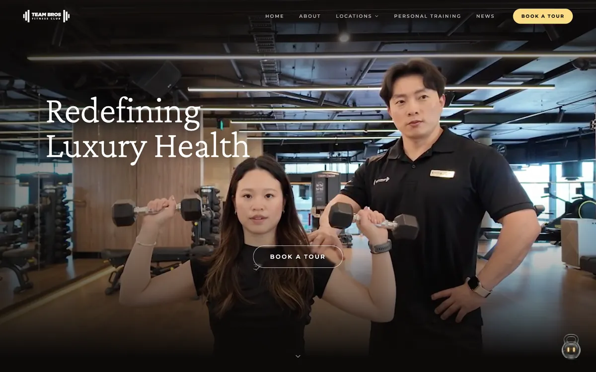 Teambros Fitness 홈페이지